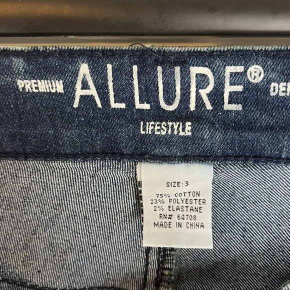 Allure Denim Paint Stained Shorts Size 3 NWT‎ - Picture 5 of 8